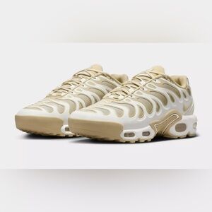 Nike Air Max Plus Beige and White Sneakers